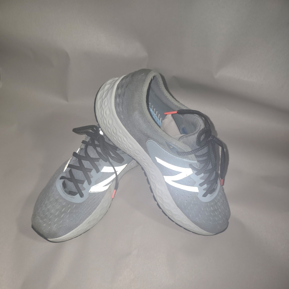 New Balance Grey Athletic Running Shoes - Grey/Lt. Blue W Size 10